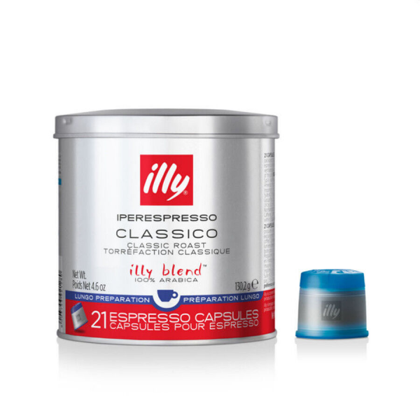 illy iperEspresso Capsules - Medium Roast Lungo (with capsule)