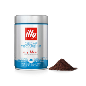 illy decaffeinated roast - classic roast blend - ground coffee 250g