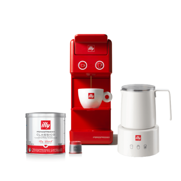 MACHINE SUBSCRIPTION: Y3.3 & Frother Set - Red