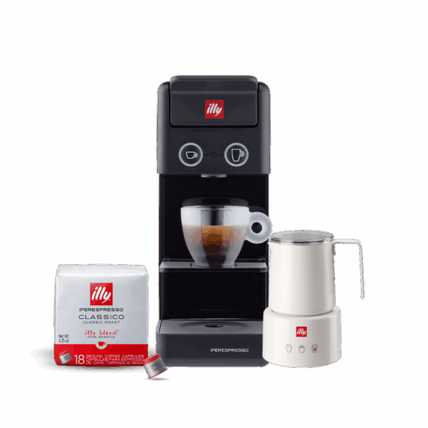 MACHINE SUBSCRIPTION: Y3.3 & Frother Set - Black