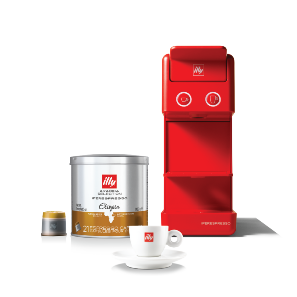 Arabica Pack: Y3.3 Iperespresso Machine - Red