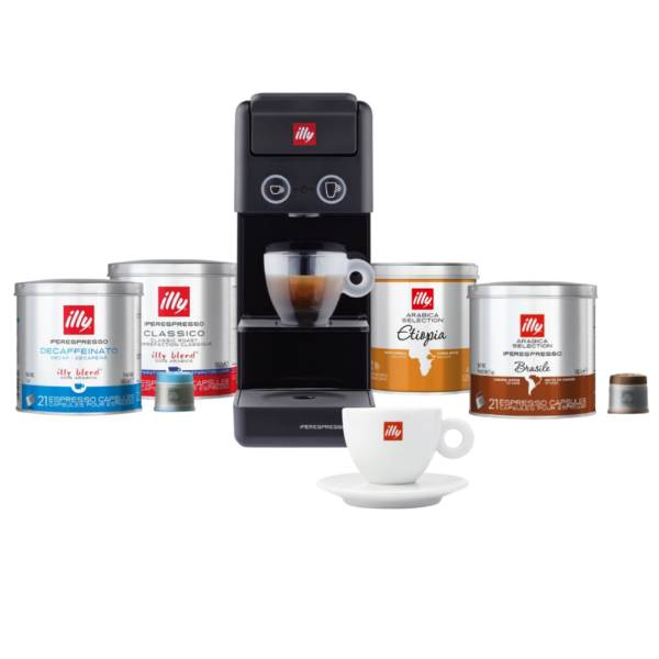 Home Barista Pack: Y3.3 Iperespresso Machine - Black