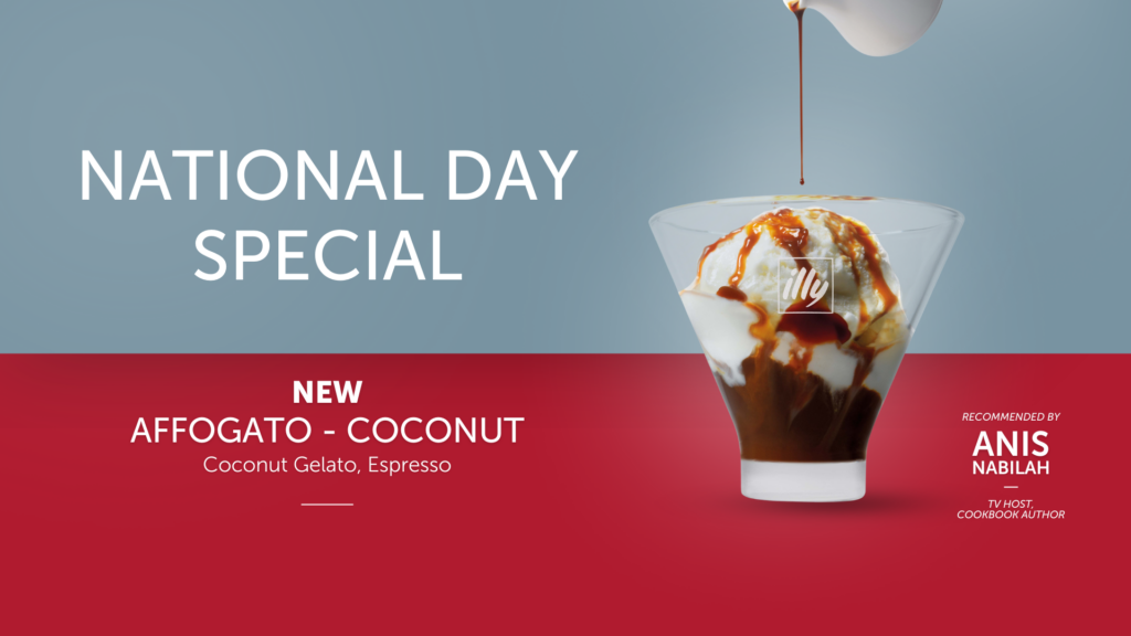 Illy Caffè Unveils a Merdeka Treat: Coconut-Flavored Affogato in Collaboration with Anis Nabilah