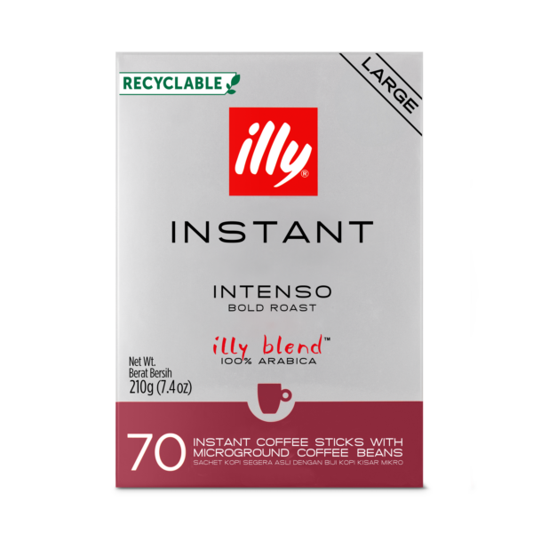 illy Instant Coffee Sticks Regular 3.0g 70s - Intenso