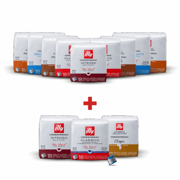 9+3 Bundle: iperEspresso 18 Capsules